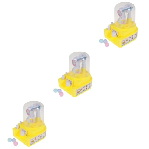 BESTonZON 3 STK Süßigkeiten-Greifer-Maschinenklaue Krankrallenspiel Mini-Klauenmaschine Kinderspielzeug Party Spielzeug für Kinder Minispielzeug für Kinder Mini-Spielzeug Candy Grabber-Spiel von BESTonZON