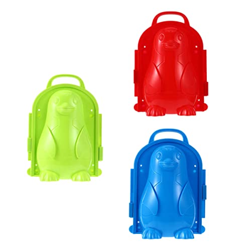 BESTonZON 3 STK Pinguin-Schneeball-Clip für kinderspielzeug Schneeballwerkzeug Schneeerzeuger Schneemaschine Schneeclip- Schneeballklemmen für Plastik BESTonZON 3 STK Pinguin-Schneeball-Clip für kinderspielzeug Schneeballwerkzeug Schneeerzeuger Schneemaschine Schneeclip- Schneeballklemmen für Plastik von BESTonZON