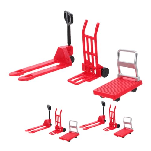 BESTonZON 3 Sätze Miniaturmodell eines Spielzeugautos Miniaturen beweglicher Werkzeuge Miniatur-Gabelstapler konstruktionsspielzeug für für Verkehrsabsperrungen Plastik rot BESTonZON 3 Sätze Miniaturmodell eines Spielzeugautos Miniaturen beweglicher Werkzeuge Miniatur-Gabelstapler konstruktionsspielzeug für für Verkehrsabsperrungen Plastik rot von BESTonZON