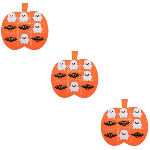 BESTonZON 3 Sätze Praktische Halloween Spielfeldmatte aus Filz Multifunktional für Mehrspieler DIY Fledermaus Design Orange Lernspielzeug und Partyzubehör für Freunde BESTonZON 3 Sätze Praktische Halloween Spielfeldmatte aus Filz Multifunktional für Mehrspieler DIY Fledermaus Design Orange Lernspielzeug und Partyzubehör für Freunde von BESTonZON
