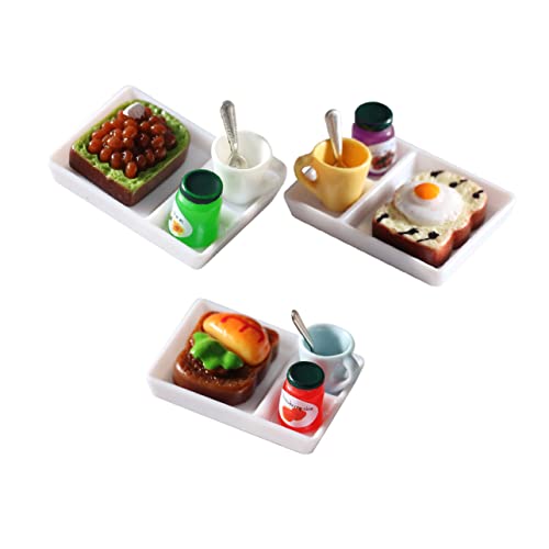 BESTonZON Puppenhaus-mini-Lebensmittel - Miniatur-Spielzeug - Miniatur-Dessert-Modelle - Rollenspiel Für Kinder - -langlebig von BESTonZON