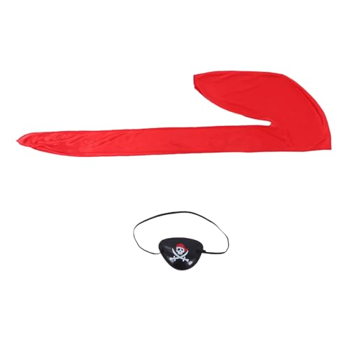 BESTonZON 3 Satz Hautfreundliches Verkleidungsset mit Piratenhut Maske und Augenklappe Komplettes Piraten Outfit für Halloween Karneval und Mottopartys BESTonZON 3 Satz Hautfreundliches Verkleidungsset mit Piratenhut Maske und Augenklappe Komplettes Piraten Outfit für Halloween Karneval und Mottopartys von BESTonZON