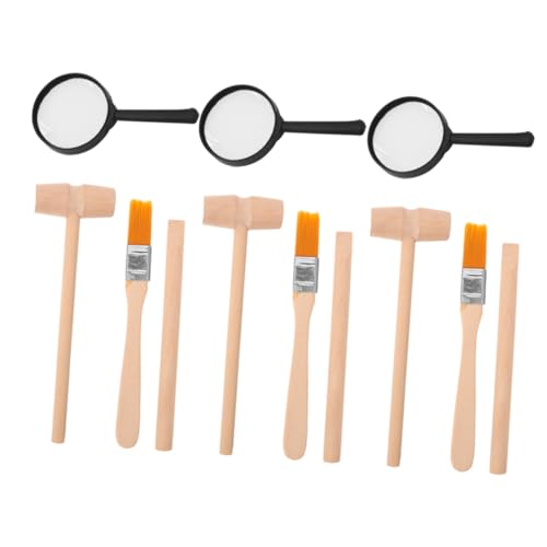 BESTonZON 3 Sets Archäologische Werkzeuge Werkzeuge Archäologie Werkzeuge Kinderspielzeug Kit Kleinkinder Grabwerkzeuge Ausgrabung Dinosaurier Lernen Exploration Holz BESTonZON 3 Sets Archäologische Werkzeuge Werkzeuge Archäologie Werkzeuge Kinderspielzeug Kit Kleinkinder Grabwerkzeuge Ausgrabung Dinosaurier Lernen Exploration Holz von BESTonZON