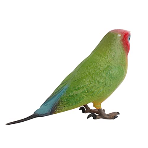 BESTonZON 3 Stck. Papagei Modell Vögel Basteln Modell Einer Papageienfigur Schmuck Vogelmodell Simuliertes Papageienspielzeug Papagei Handwerk Gartenverzierung Plastik Colorful von BESTonZON