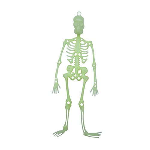 BESTonZON 3 Stück Anhänger Hängende Skelett-halloween- Dekorationen Party Groß Halloween-animatronik Beängstigend Knochen Gruselig Drinnen Halloween-requisiten Green von BESTonZON