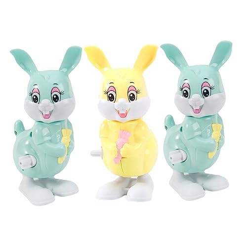 BESTonZON 3 Stück Aufzieh Hühnchenspielzeug Zum Aufziehen Hüpfender Hase Puppenhaus-miniaturen Hase Zum Aufziehen Tiere Uhrwerk Wackelt Mit Kinderspiele Plastik BESTonZON 3 Stück Aufzieh Hühnchenspielzeug Zum Aufziehen Hüpfender Hase Puppenhaus-miniaturen Hase Zum Aufziehen Tiere Uhrwerk Wackelt Mit Kinderspiele Plastik von BESTonZON