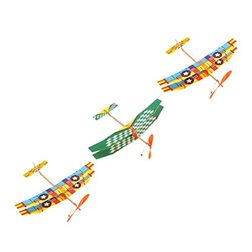 BESTonZON 3 Stück DIY Gummiband Betriebenen Flugzeugspielzeuge Lernspielzeug für Schaumstoff Gleiter Fördert Hand Augen Koordination und Kreativität Sicher und Langlebig BESTonZON 3 Stück DIY Gummiband Betriebenen Flugzeugspielzeuge Lernspielzeug für Schaumstoff Gleiter Fördert Hand Augen Koordination und Kreativität Sicher und Langlebig von BESTonZON
