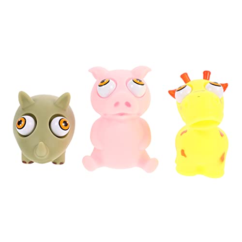 BESTonZON 3 Stück Dekompressionsspielzeug für kinderspielzeug Effektives Stressabbau - Fun Toy für die Dekompression Cartoon - PVC - Material von BESTonZON
