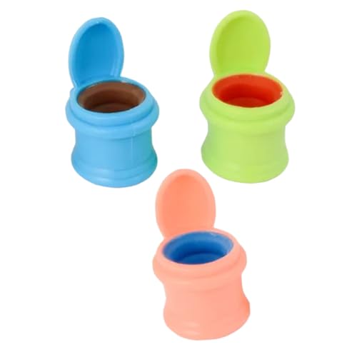 BESTonZON 3 Stück Entlüftungsspielzeug für kinderspielzeug wichtelgeschenke lustig Toilettenspielzeug für den Haushalt entzückendes dehnbares BESTonZON 3 Stück Entlüftungsspielzeug für kinderspielzeug wichtelgeschenke lustig Toilettenspielzeug für den Haushalt entzückendes dehnbares von BESTonZON