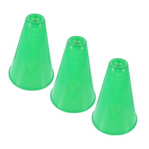 BESTonZON 3 Stück Grüne Kunststoff Megaphone für Outdoor-partys und Sportveranstaltungen Lauter Robuster Party Noisemaker Leicht und Tragbar für Cheerleading und Spiele BESTonZON 3 Stück Grüne Kunststoff Megaphone für Outdoor-partys und Sportveranstaltungen Lauter Robuster Party Noisemaker Leicht und Tragbar für Cheerleading und Spiele von BESTonZON