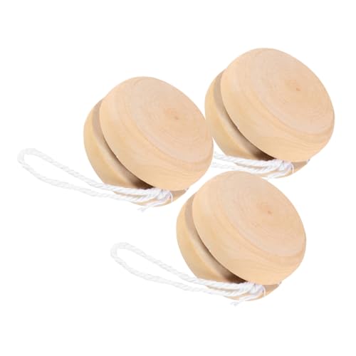 BESTonZON 3 Stück Holz Graffiti Yo Yo Bälle DIY Malen Unbemalt Kreatives Holzspielzeug für Fördert Koordination und Kreativität Geschenkidee für Partys und Anlässe BESTonZON 3 Stück Holz Graffiti Yo Yo Bälle DIY Malen Unbemalt Kreatives Holzspielzeug für Fördert Koordination und Kreativität Geschenkidee für Partys und Anlässe von BESTonZON