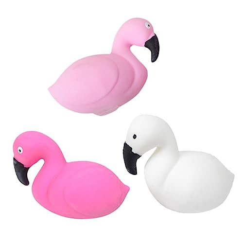 BESTonZON 3 Stück Interessantes Dekompressionsspielzeug Stress abbau stressabbau quetsch Flamingo lustige Spielsachen wiederverwendbares dehnbares BESTonZON 3 Stück Interessantes Dekompressionsspielzeug Stress abbau stressabbau quetsch Flamingo lustige Spielsachen wiederverwendbares dehnbares von BESTonZON