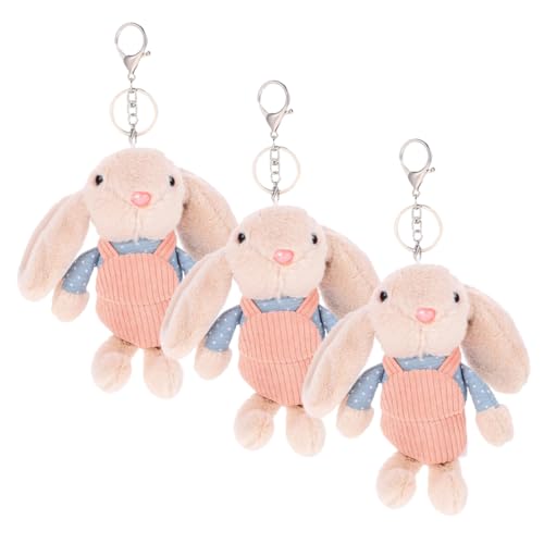 BESTonZON 3 Stück Kaninchen Plüschtier Puppe Schweinestall Futterspender Cartoon Bär Schlüsselanhänger Häschen Tier Süßes Zubehör Einhorn Plüschtiere Plüschkaninchen BESTonZON 3 Stück Kaninchen Plüschtier Puppe Schweinestall Futterspender Cartoon Bär Schlüsselanhänger Häschen Tier Süßes Zubehör Einhorn Plüschtiere Plüschkaninchen von BESTonZON