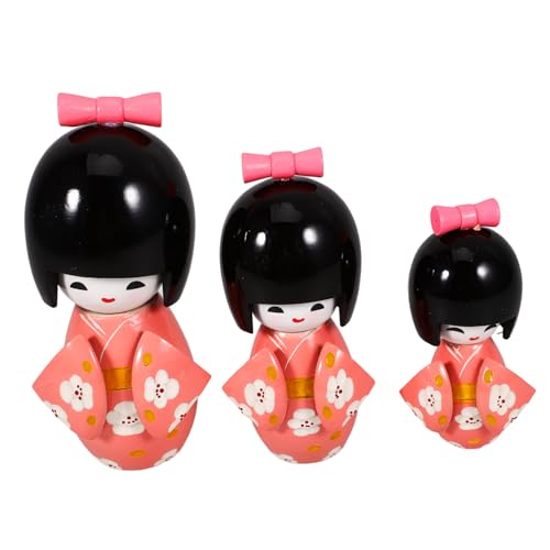 BESTonZON 3 Stück Kimono Holzpuppenspielzeug Kimono Mädchenstatuen Puppen Kimono Puppenfigur Miniatur Filmbausatz Porzellanpuppe Frosch Puppenhaus Dekoration Kimono Figur BESTonZON 3 Stück Kimono Holzpuppenspielzeug Kimono Mädchenstatuen Puppen Kimono Puppenfigur Miniatur Filmbausatz Porzellanpuppe Frosch Puppenhaus Dekoration Kimono Figur von BESTonZON