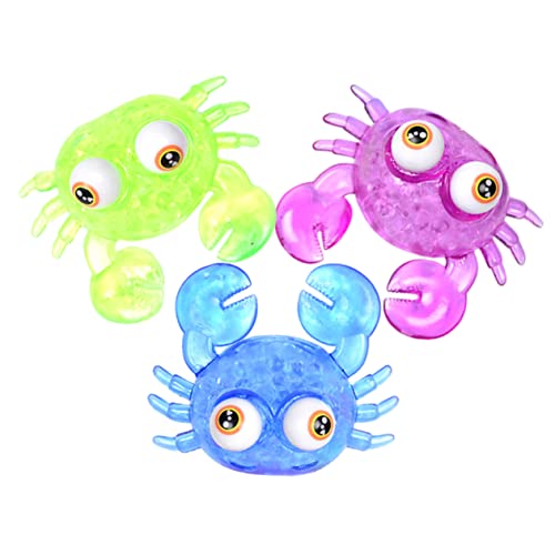 BESTonZON 3 Stück Krabbenförmige Stressbälle Lustige Stressspielzeuge für Erwachsene TPR Material zum Stressabbau Entspannung Farben Zufällig Zufällige Farbe BESTonZON 3 Stück Krabbenförmige Stressbälle Lustige Stressspielzeuge für Erwachsene TPR Material zum Stressabbau Entspannung Farben Zufällig Zufällige Farbe von BESTonZON