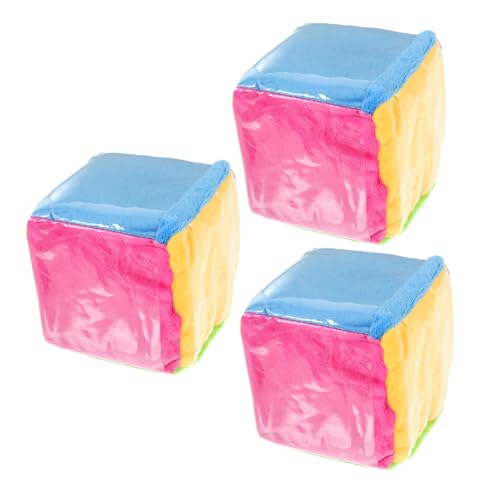 BESTonZON 3 Stück Lernwürfel mit Kartentaschen Weiche Große Würfel für Interaktives Lernen Bunte Sechseitige Softwürfel für Geeignet für Einsteckkarten im Klassenzimmer BESTonZON 3 Stück Lernwürfel mit Kartentaschen Weiche Große Würfel für Interaktives Lernen Bunte Sechseitige Softwürfel für Geeignet für Einsteckkarten im Klassenzimmer von BESTonZON