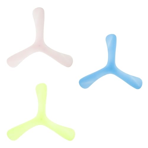 BESTonZON 3 Stück Leuchtender Wurfspiel Robustes für Farblich Sortiert Leichtes Outdoor wurfspiel für Rasenflächen Sicheres Geschenk für Dynamische Freizeitgestaltung Zufällige Farbe von BESTonZON
