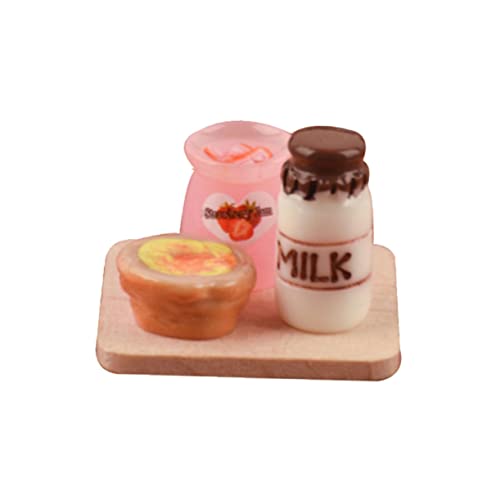 BESTonZON 3 Stück Mini Marmelade Miniatur Lebensmittel Figuren Aus Holz von BESTonZON