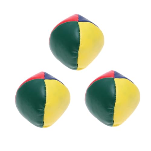 BESTonZON 3 Stück PU Jonglierbälle für Bunte Spielzeuge für Drinnen und Draußen für Anfänger und Partys Unterhaltsame Aktivität BESTonZON 3 Stück PU Jonglierbälle für Bunte Spielzeuge für Drinnen und Draußen für Anfänger und Partys Unterhaltsame Aktivität von BESTonZON
