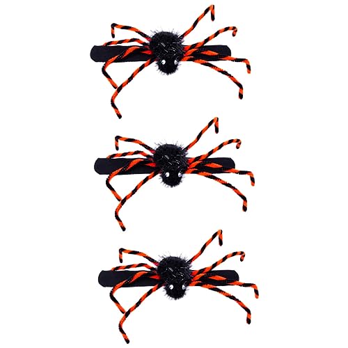 BESTonZON 3 Stück Party Spinne Slap Band Slap Armband Party Taschenfüller Snap Band Halloween Ornament von BESTonZON