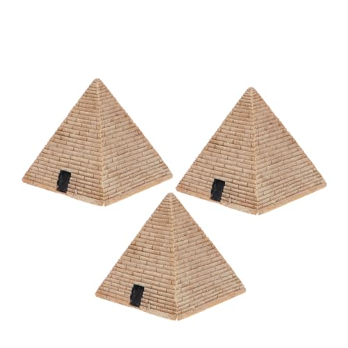 BESTonZON 3 Stück Pyramiden-sandtisch-Sand-Set Scheibengardinen Ägyptische Figuren Figur Aus Dem Alten Ägypten Ägyptisches Pyramidenspielzeug Ägyptische Statuen Und Figuren Harz BESTonZON 3 Stück Pyramiden-sandtisch-Sand-Set Scheibengardinen Ägyptische Figuren Figur Aus Dem Alten Ägypten Ägyptisches Pyramidenspielzeug Ägyptische Statuen Und Figuren Harz von BESTonZON