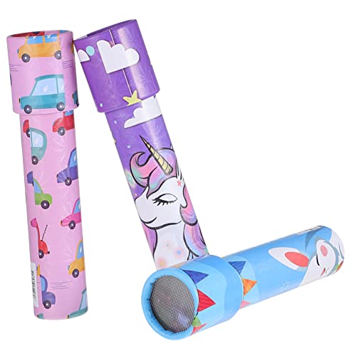 BESTonZON 3-teiliges Lernspielzeug Für Jungen Und Mädchen Rotierendes Kaleidoskop-Spielzeug Cartoon-Designs Zum Spielen Und Lernen BESTonZON 3-teiliges Lernspielzeug Für Jungen Und Mädchen Rotierendes Kaleidoskop-Spielzeug Cartoon-Designs Zum Spielen Und Lernen von BESTonZON