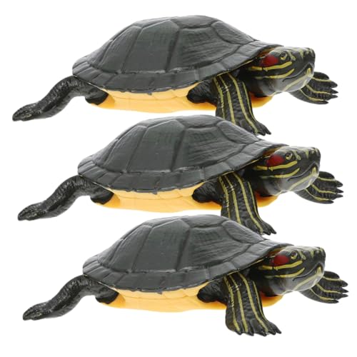 BESTonZON Brasilianische Schildkrötenmodelle 3 Stück Meeresschildkröten-Spielzeug Dekorative Figuren Glatt Für Jungen Und Mädchen Garten Heim Dez BESTonZON Brasilianische Schildkrötenmodelle 3 Stück Meeresschildkröten-Spielzeug Dekorative Figuren Glatt Für Jungen Und Mädchen Garten Heim Dez von BESTonZON