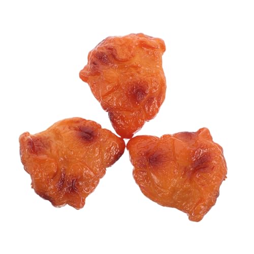 BESTonZON 3 Stück Simuliertes Chicken-Nugget-Modell Simuliertes Essen Realistisches Spielfutter Künstliche Frittierte Lebensmittel Essensrequisiten Simulationshuhn Faux-Food- PVC Orange BESTonZON 3 Stück Simuliertes Chicken-Nugget-Modell Simuliertes Essen Realistisches Spielfutter Künstliche Frittierte Lebensmittel Essensrequisiten Simulationshuhn Faux-Food- PVC Orange von BESTonZON