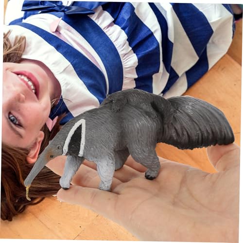 BESTonZON 3 Stück Teiliges Ameisenbär Modellspielzeug für Detailgetreue Wildtiere Figuren Kindgerechte Anteater Dekoration Robustes Sammlerstück für Schreibtisch und Zimmergestaltung von BESTonZON