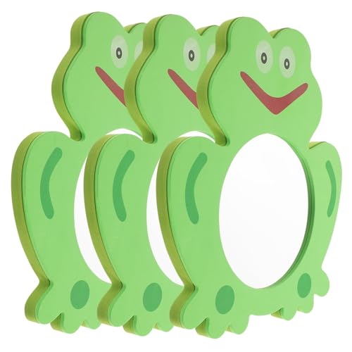 BESTonZON 3 Stück Teiliges Badespielzeug aus Eva Schwimmender Grüner Frosch Spiegel Sicher Glatt Leicht Tragbar Fördert Tiererkennung und Farberkennung Beim Baden für Kleinkinder BESTonZON 3 Stück Teiliges Badespielzeug aus Eva Schwimmender Grüner Frosch Spiegel Sicher Glatt Leicht Tragbar Fördert Tiererkennung und Farberkennung Beim Baden für Kleinkinder von BESTonZON