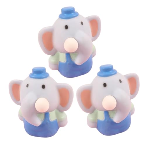BESTonZON 3 Stück Teiliges Cartoon Elephant Elastische Stressabbau Spielzeuge zum Drücken und Dehnen Lustige Party Squeeze Toys für Erwachsene und Tragbar und Vielseitig Einsetzbar von BESTonZON