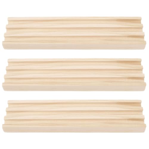 BESTonZON 3 Stück Teiliges Domino Rack aus Holz für Mexikanisches Zugspiel Stabiler Domino Halter mit Antirutschmatte für Brettspiele und Kartenspiele Vielseitiges Zubehör für BESTonZON 3 Stück Teiliges Domino Rack aus Holz für Mexikanisches Zugspiel Stabiler Domino Halter mit Antirutschmatte für Brettspiele und Kartenspiele Vielseitiges Zubehör für von BESTonZON