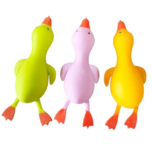 BESTonZON 3 Stück Teiliges Entenform Stressabbau Flexibles Squeeze Toy für Erwachsene und Tragbares Sensorisches Partygeschenk zur Emotionalen Entspannung und Zufällige Farbe BESTonZON 3 Stück Teiliges Entenform Stressabbau Flexibles Squeeze Toy für Erwachsene und Tragbares Sensorisches Partygeschenk zur Emotionalen Entspannung und Zufällige Farbe von BESTonZON