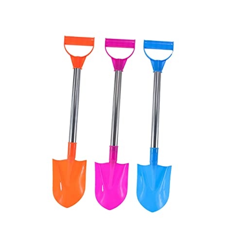 BESTonZON 3 Stück Teiliges Kinderschaufel Schneespielzeug aus Langlebigem Material Ergonomischer Rutschfester Griff für Winter Outdoor Spielspaß Geeignet für Farbe Zufällig von BESTonZON