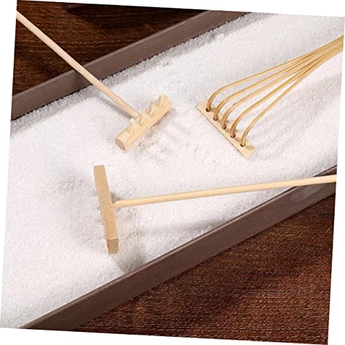 BESTonZON 3 Stück Teiliges Mini Zen Garten Sandrechen aus Langlebige Glatte Werkzeuge für Tisch Sandgärten Kreative Dekoration für Zuhause Büro Meditation und Entspannung BESTonZON 3 Stück Teiliges Mini Zen Garten Sandrechen aus Langlebige Glatte Werkzeuge für Tisch Sandgärten Kreative Dekoration für Zuhause Büro Meditation und Entspannung von BESTonZON