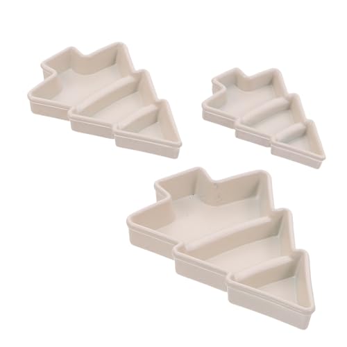 BESTonZON 3 Stück Teiliges Miniatur-küchengeschirr mit Weihnachtsbaum-Motiv Miniatur-dekoteller und Serviertabletts für Puppenhaus Vielseitige Mini Haus Tabletts für DIY Spiel und Festliche BESTonZON 3 Stück Teiliges Miniatur-küchengeschirr mit Weihnachtsbaum-Motiv Miniatur-dekoteller und Serviertabletts für Puppenhaus Vielseitige Mini Haus Tabletts für DIY Spiel und Festliche von BESTonZON