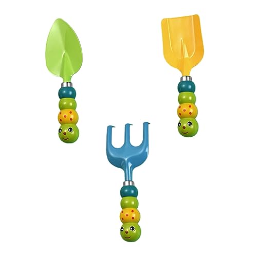 BESTonZON 3 Stück Teiliges Set Sicherer Sandkasten Schaufel Rechen Kindgerechtes Gartenspielzeug für Mädchen und Jungen Robust und Handlich für Outdoor Spiele BESTonZON 3 Stück Teiliges Set Sicherer Sandkasten Schaufel Rechen Kindgerechtes Gartenspielzeug für Mädchen und Jungen Robust und Handlich für Outdoor Spiele von BESTonZON
