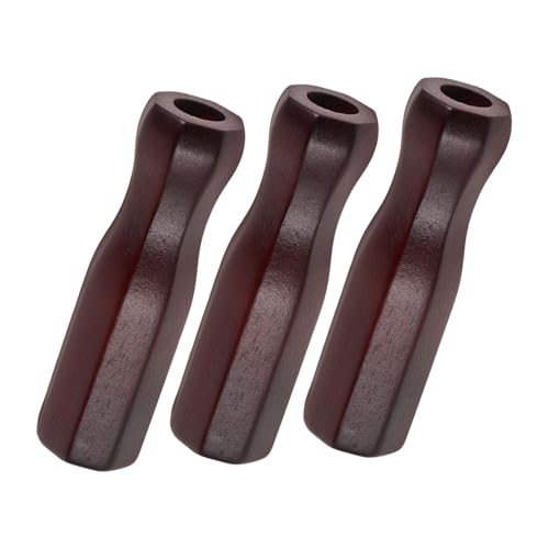 BESTonZON 3 Stück Teiliges Tischkicker Griffe aus Holz Octagonal Foosball Stangen Ersatzgriffe rutschfest und Ergonomisch für Standard Tischfußballtische Langlebige Spielfeldzubehörteile von BESTonZON