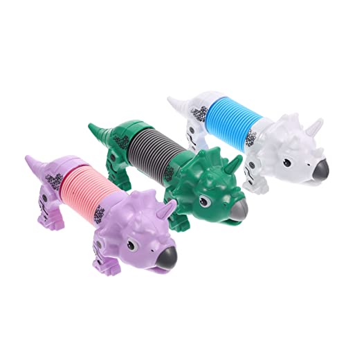 BESTonZON 3 Stück Teleskop-Dinosaurier- für kinderspielzeug Kreatives Dinosaur Toys elastisches Dinosauriermodell Interessantes Dinosauriermodell Plastik BESTonZON 3 Stück Teleskop-Dinosaurier- für kinderspielzeug Kreatives Dinosaur Toys elastisches Dinosauriermodell Interessantes Dinosauriermodell Plastik von BESTonZON