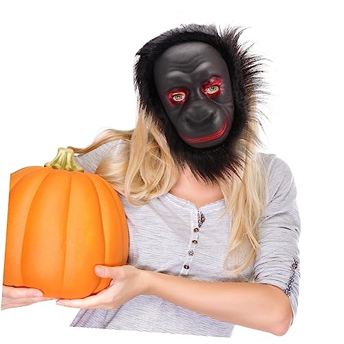 BESTonZON 3 Stück Tiermaske Halloween Requisite Maske Festivalmaske Schimpansenmaske Halloween Parodie Schimpansenmaske Lustige Maske von BESTonZON