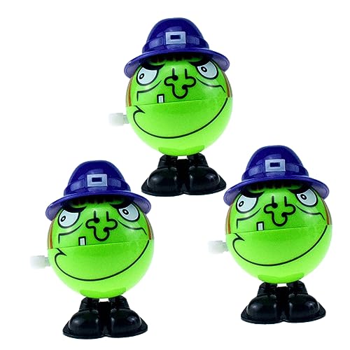 BESTonZON 3 Stück Uhrwerk Halloween Halloween Toys Halloween Decoration Kleinkinder Halloween Dekoration Partyspielzeug für Halloween liefert Green BESTonZON 3 Stück Uhrwerk Halloween Halloween Toys Halloween Decoration Kleinkinder Halloween Dekoration Partyspielzeug für Halloween liefert Green von BESTonZON
