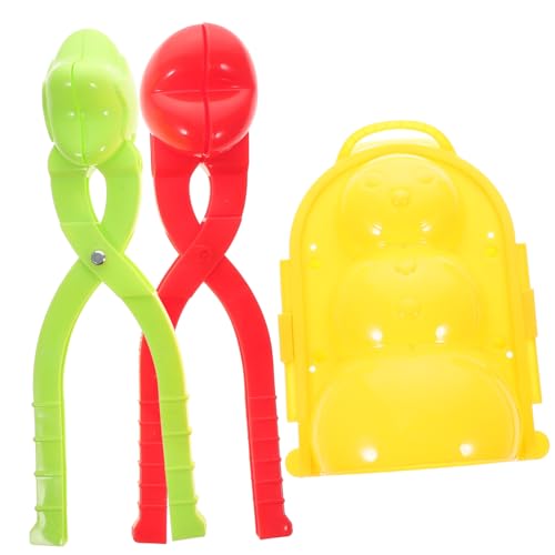 BESTonZON 3 Stücke Winter Schneeball Maker Werkzeug Schneeballclips Kinder Outdoor Schneeballspielzeug BESTonZON 3 Stücke Winter Schneeball Maker Werkzeug Schneeballclips Kinder Outdoor Schneeballspielzeug von BESTonZON
