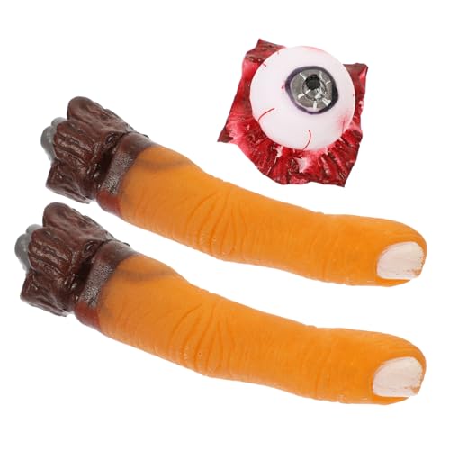 BESTonZON 3 Stücke künstliche Organe gruselig Dekorationen blutig für Teile Halloween Party Halloween Halloween Funny Props Halloween Props Orgelstütze Emulsion von BESTonZON