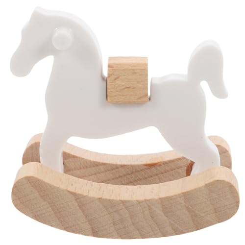 BESTonZON 3-Teiliges Mini-Schaukelpferd aus Holz für Das Puppenhaus Niedliche Hahnenpferd-Möbeldekoration im Maßstab 1:12 Miniatur-Puppenhauspferd aus Holz Winzige Holzspielzeugverzierung BESTonZON 3-Teiliges Mini-Schaukelpferd aus Holz für Das Puppenhaus Niedliche Hahnenpferd-Möbeldekoration im Maßstab 1:12 Miniatur-Puppenhauspferd aus Holz Winzige Holzspielzeugverzierung von BESTonZON