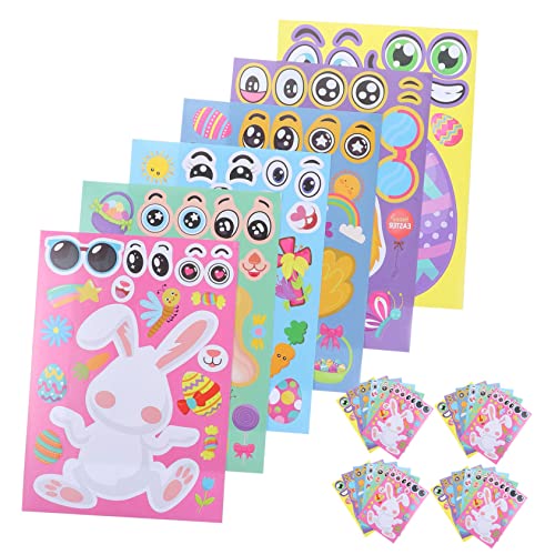BESTonZON 30 Blatt Puzzle Aufkleber Weihnachts Wandaufkleber Weihnachts Aufkleber Weihnachts Puzzles Weihnachts Wandaufkleber Für Ostern Kupferplatten Aufkleber von BESTonZON