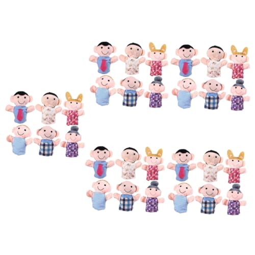 BESTonZON 30 STK Handpuppe Fingerpuppenspielzeug Bauchrednerpuppen Kinderspielzeug interaktives Spielzeug Spielzeuge Puppen für Kinder Kinderhandspielzeug Karikatur Marionette vorgeben von BESTonZON
