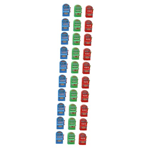 BESTonZON 30 STK Lotteriemaschine Entwicklungsspielzeug Spielautomat Spielzeug Unterhaltungs-brettspiel Spielautomat Sparschwein Bingo-gebläse Spielzeug Für Schlitzmaschine Mini Kind Plastik von BESTonZON