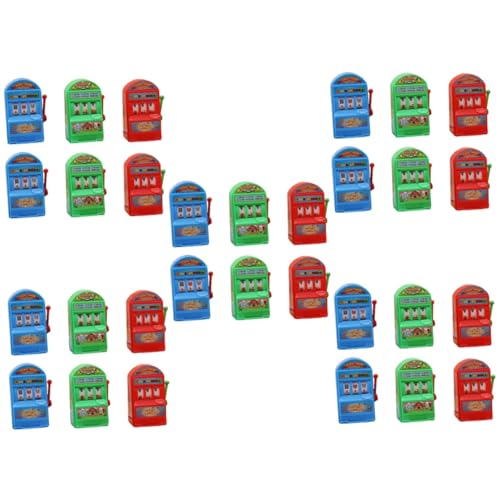 BESTonZON 30 STK Lotteriemaschine Tragbares Bingo Tragbare Bingomaschinen Entwicklungsspielzeug Spielzeug Für Kinder Spielautomat Sparschwein Plastik Mini Schlitzmaschine Eltern-Kind von BESTonZON