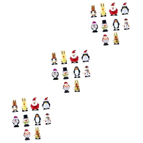 BESTonZON 30 Stck. Weihnachtsmann- Weihnachten Aufzieh aufziehbares Tierspielzeug Elchspielzeug Weihnachtsfeier Gefälligkeiten von BESTonZON