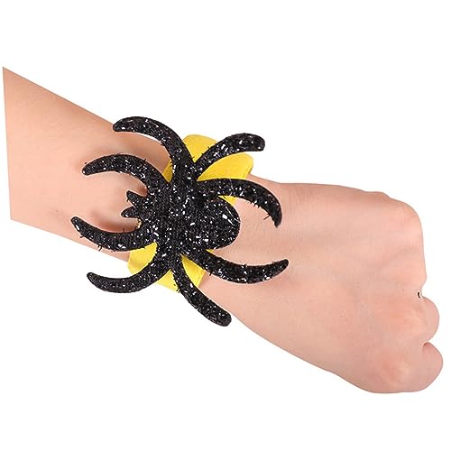 BESTonZON 30 Stück Halloween-Ring Armbänder Party Halloween-Schlag halloween halloween Halloween snap bracelets Halloween slap bands Tuch von BESTonZON